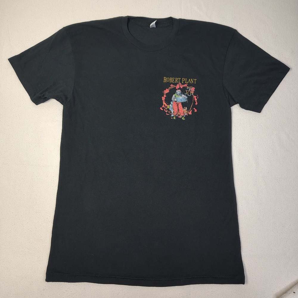 Robert Plant T-Shirt Men Large Black Band of Joy 2011 North American Tour